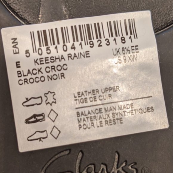 NWOT Clarks Extra Wide Shoes - Picture 5 of 6